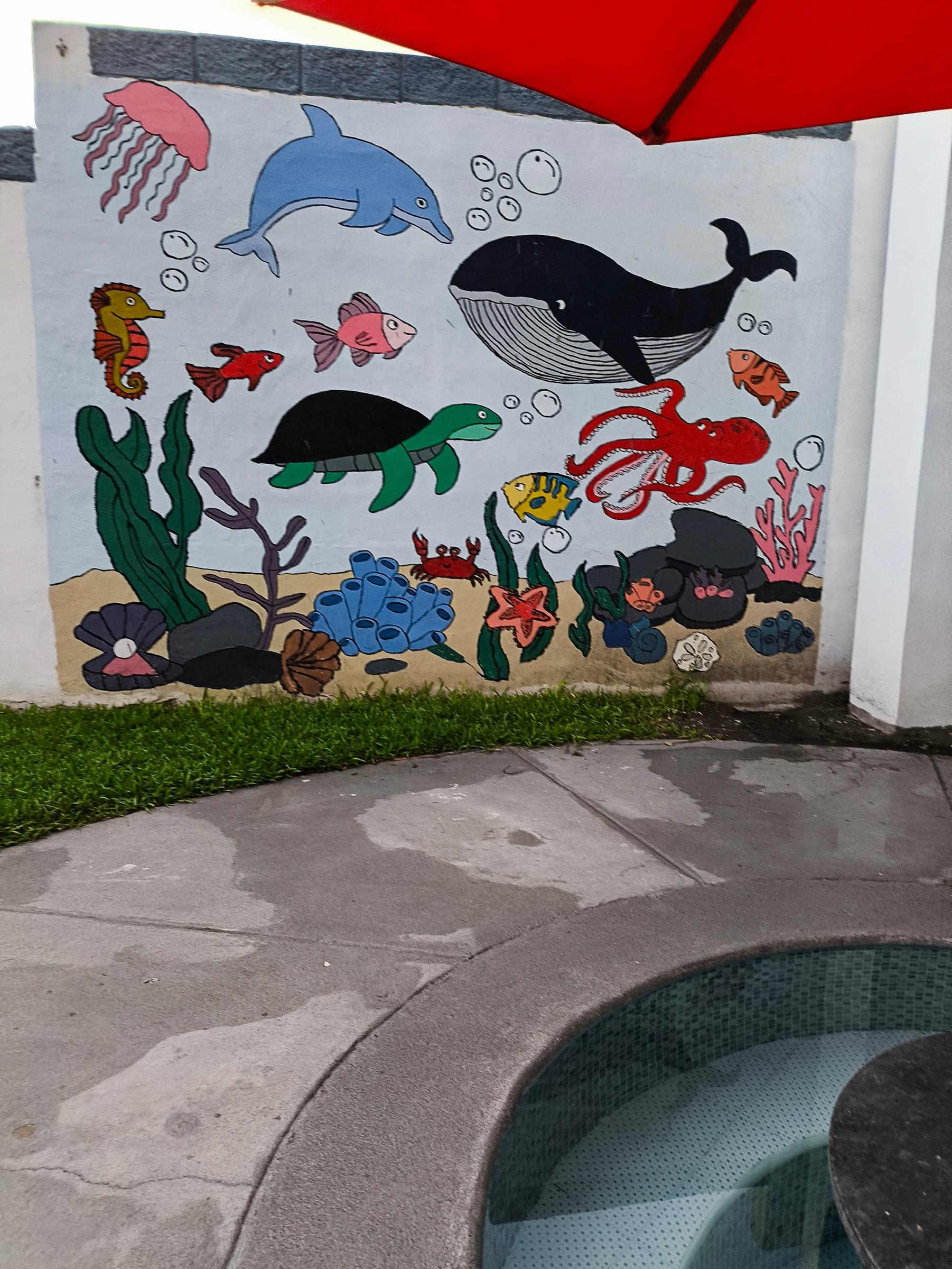 Mural marino